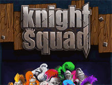 Tablet Screenshot of knightsquadgame.com
